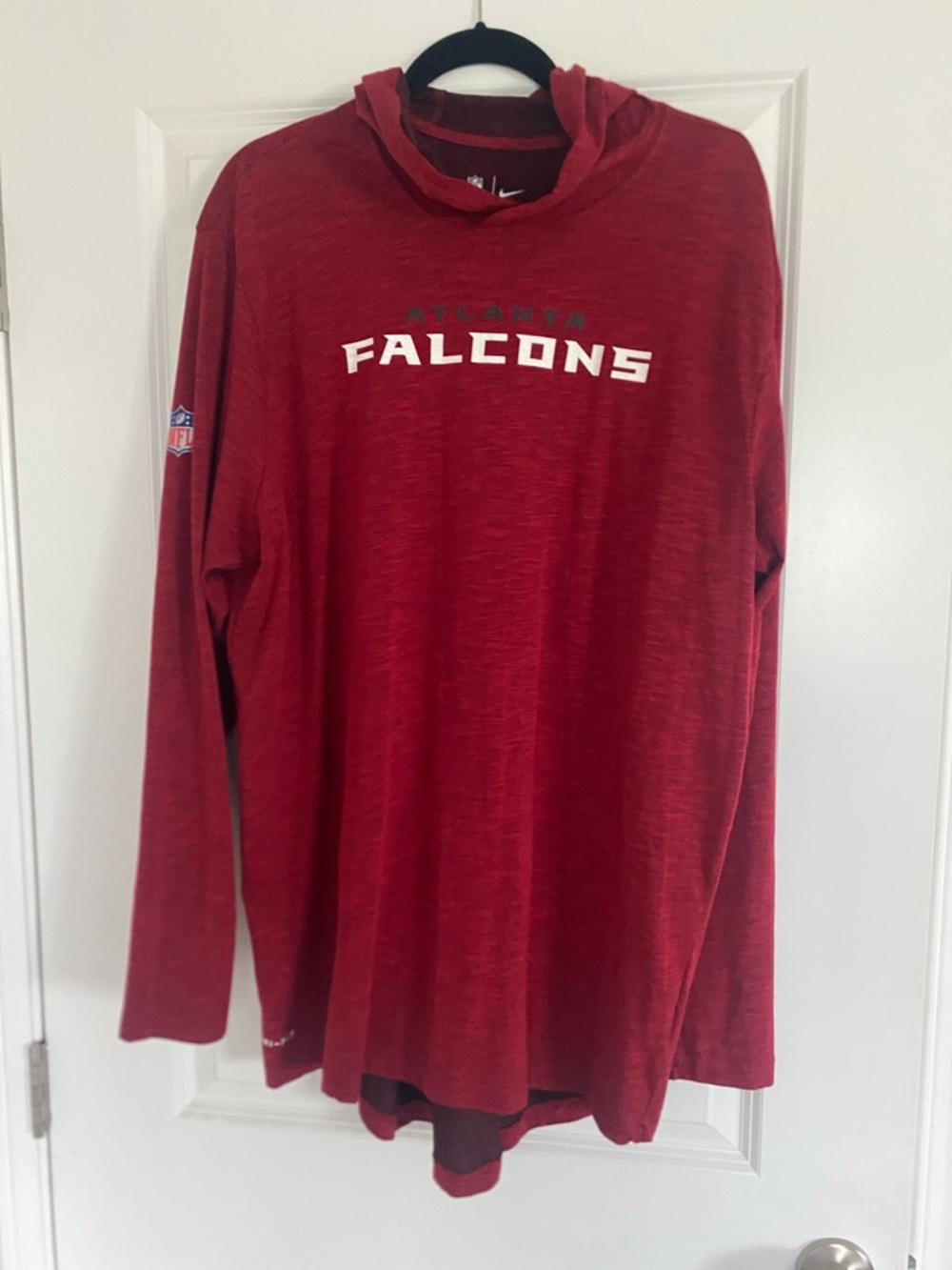 Nike Atlantic Falcons XL hooded long sleeve